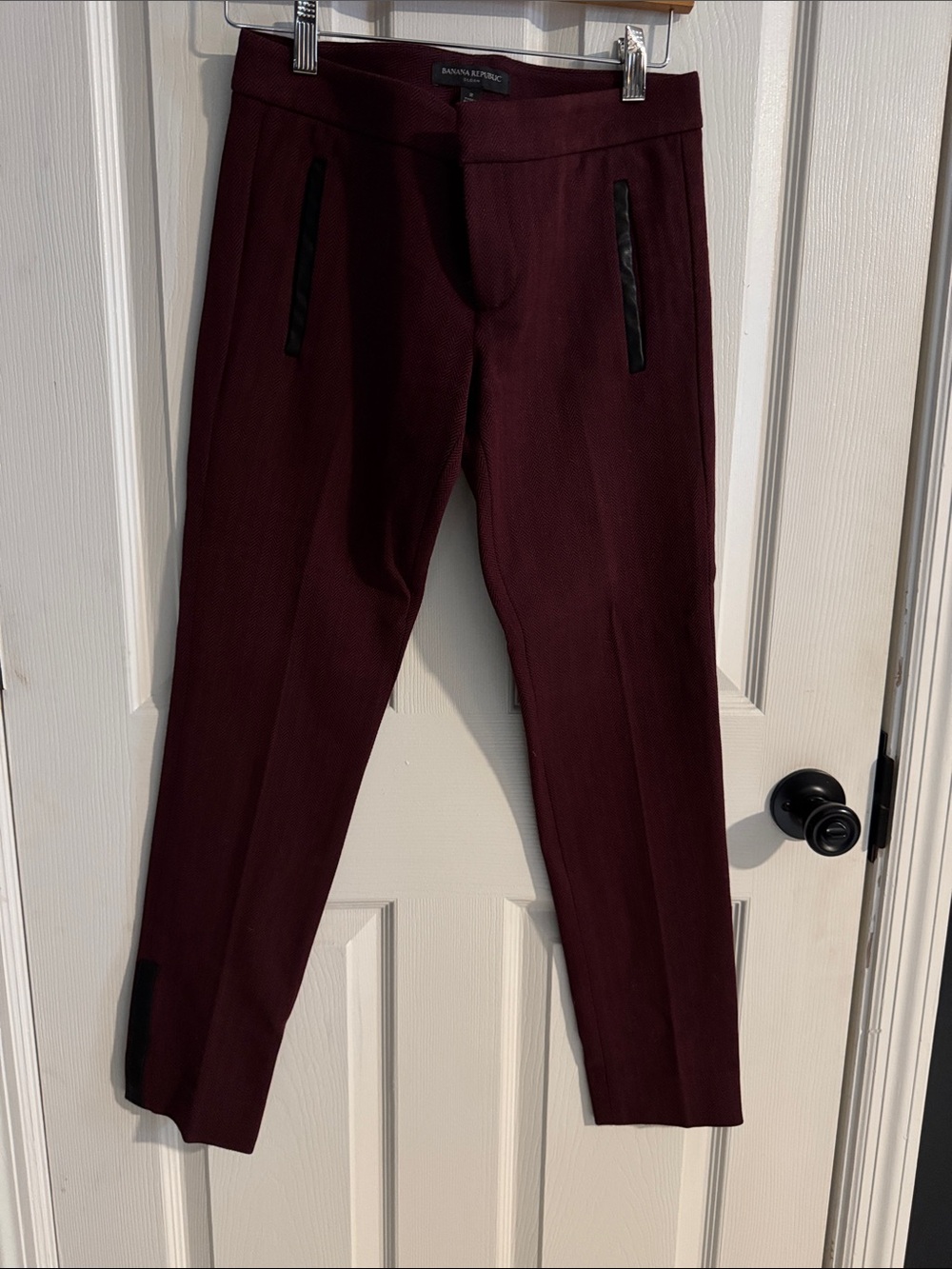 Banana Republic Maroon Slim Dress Pants